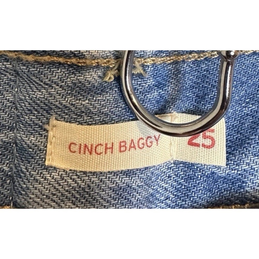 NWT Levi's Cinch Baggy High Rise Loose straight leg jeans sz 25 x 31 $79 cotton - Picture 4 of 16